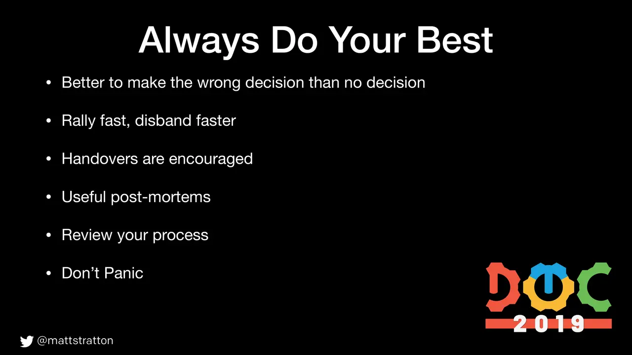 The Four Agreements of Incident Response, slide 57 of 60