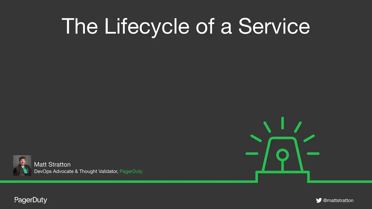 The Lifecycle of a Service, slide 1 of 73