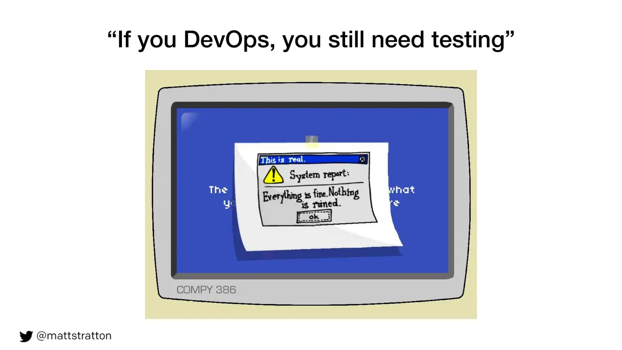 Hot Takes, Myths, And Fake News - Why Everyone Is Wrong About DevOps Except For Me, slide 10 of 20