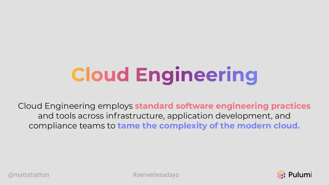 The Journey From DevOps to Cloud Engineering, slide 26 of 53