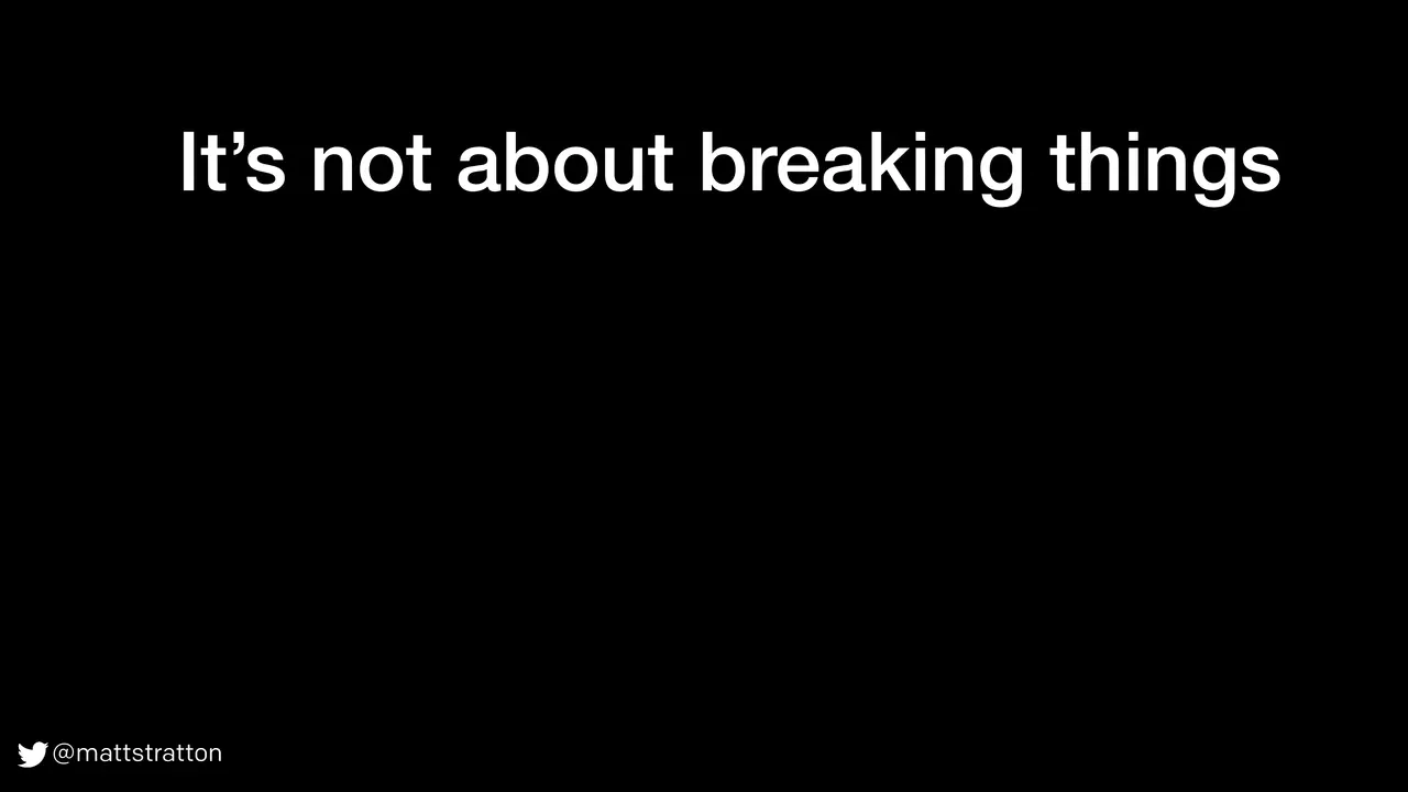 The Psychology of Chaos Engineering, slide 5 of 21