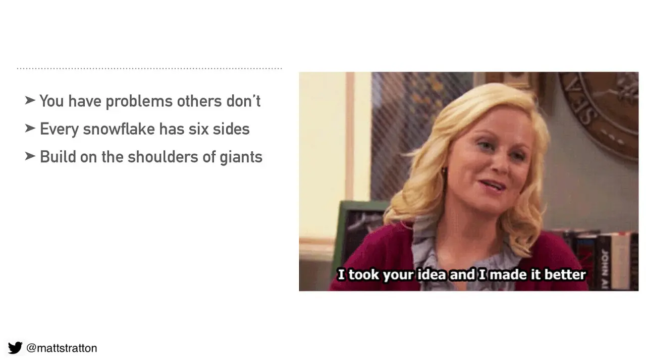Kubernetes, You Rainbow-Infused Space Unicorn: What Leslie Knope Can Teach Us About DevOps, slide 5 of 20