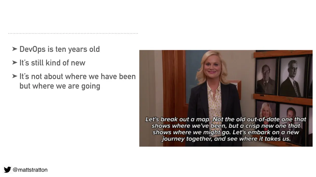 Kubernetes, You Rainbow-Infused Space Unicorn: What Leslie Knope Can Teach Us About DevOps, slide 3 of 20