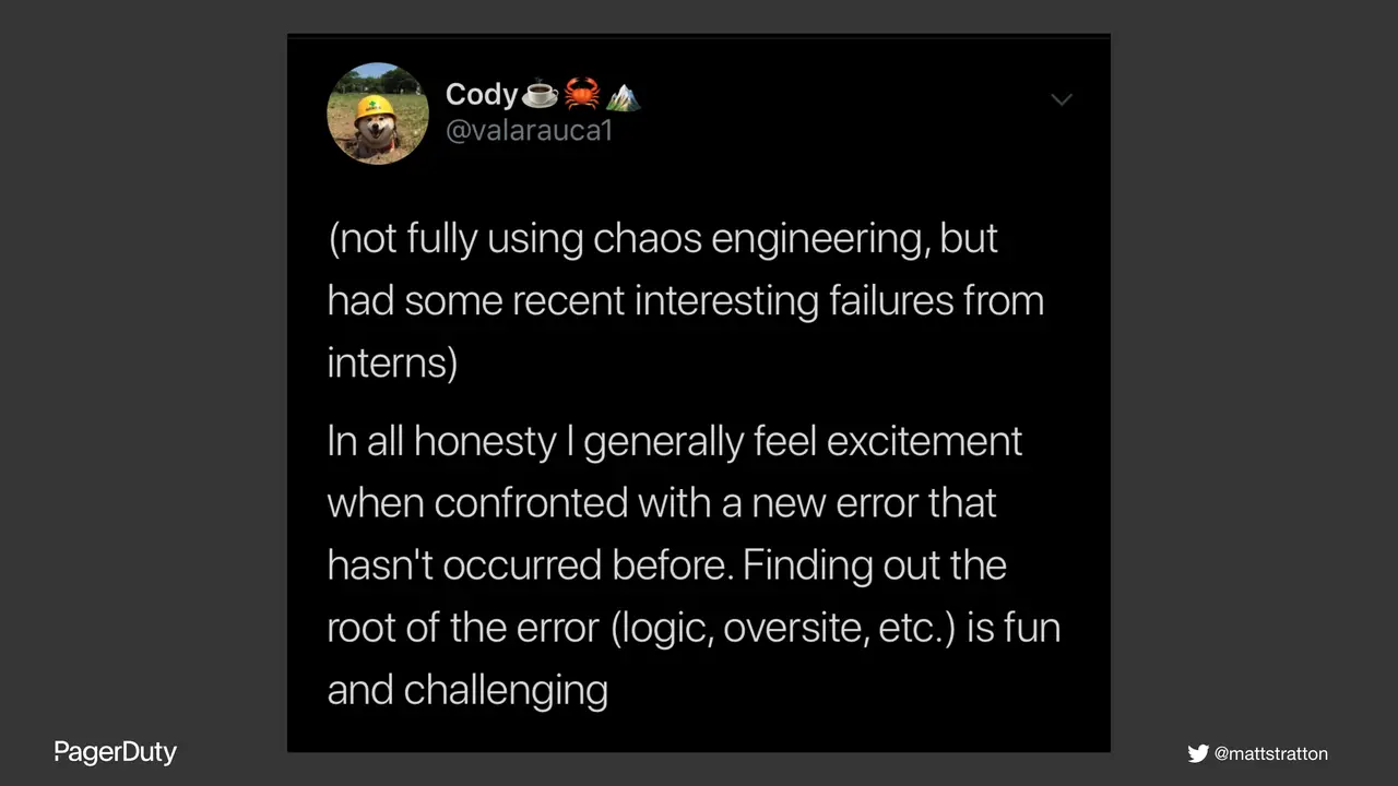 The Psychology of Chaos Engineering, slide 31 of 35