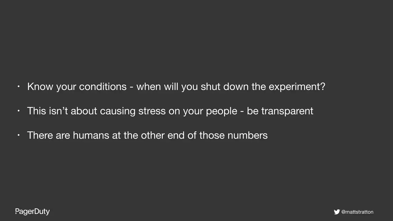 The Psychology of Chaos Engineering, slide 33 of 35