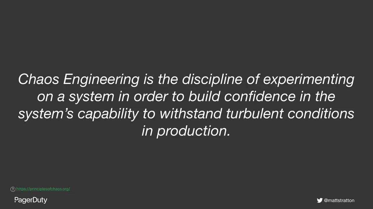 The Psychology of Chaos Engineering, slide 4 of 35