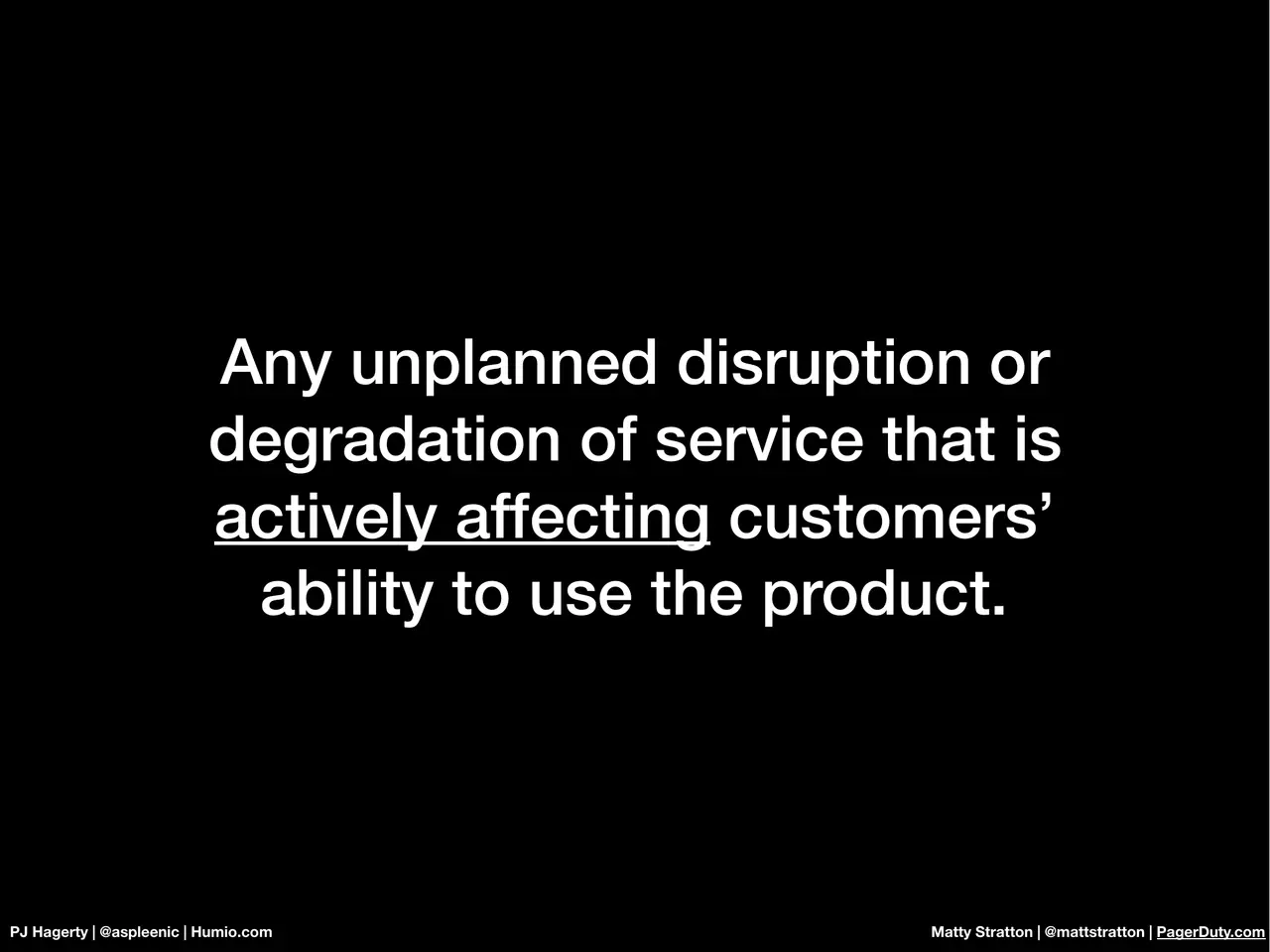 The Proactive Approach: Data Driven Observability & Incident Response, slide 25 of 43