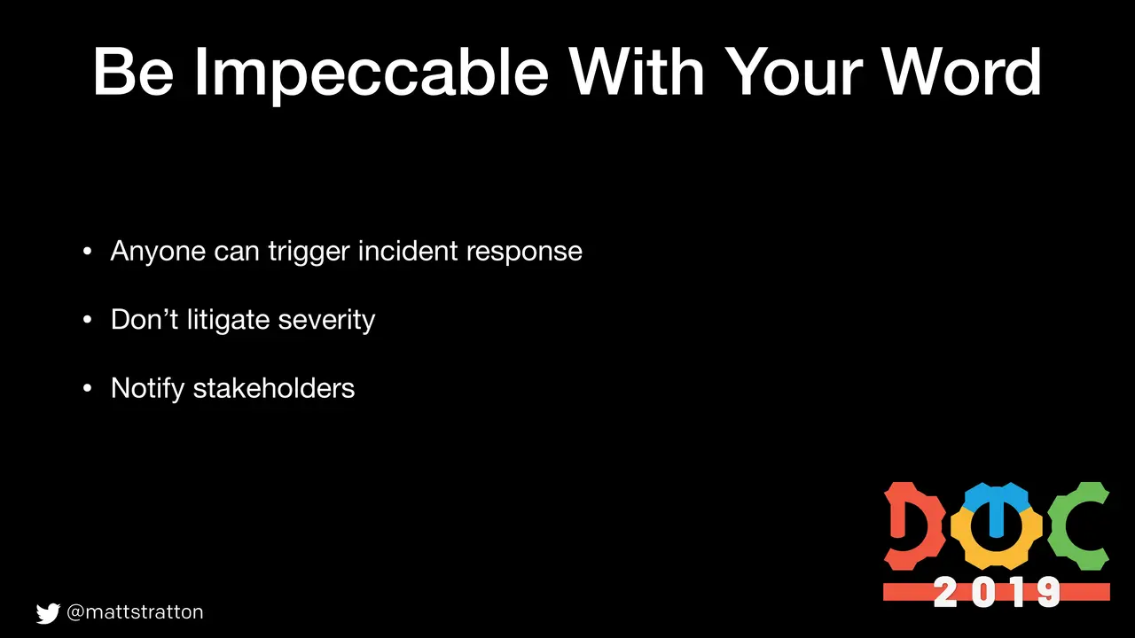 The Four Agreements of Incident Response, slide 19 of 60