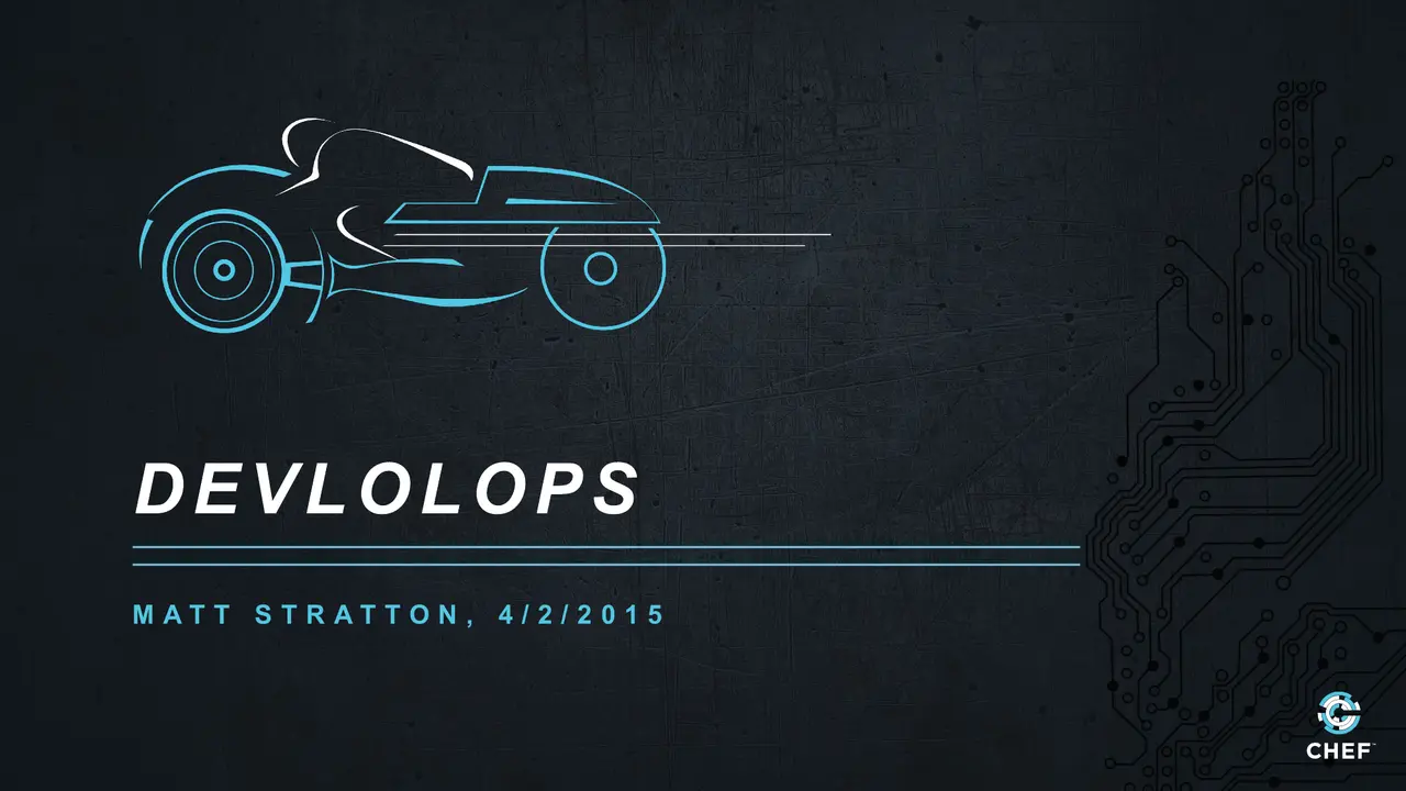 DevLOLOps - How To Automate Your DevOps Hilarity, slide 2 of 18
