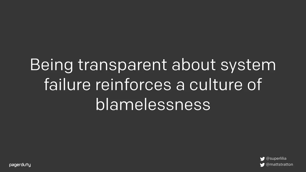 Blameless Postmortems: How to Actually Do Them, slide 43 of 98