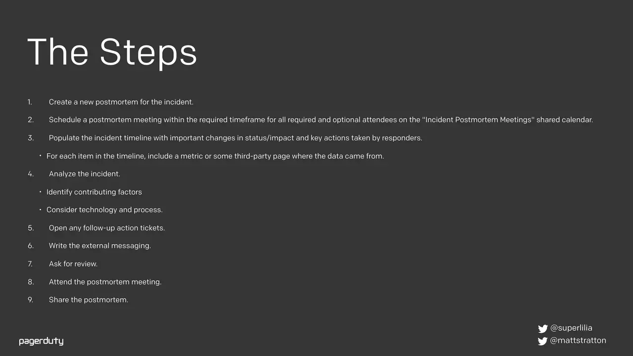 Blameless Postmortems: How to Actually Do Them, slide 53 of 98