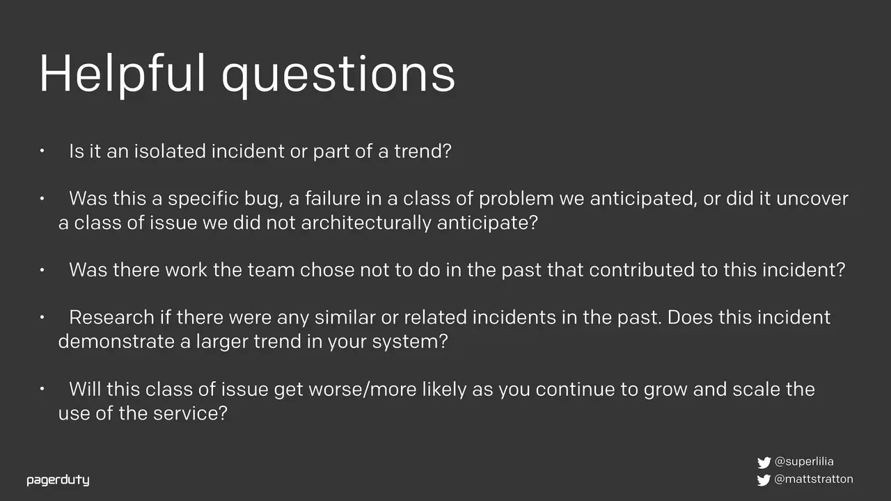 Blameless Postmortems: How to Actually Do Them, slide 65 of 98