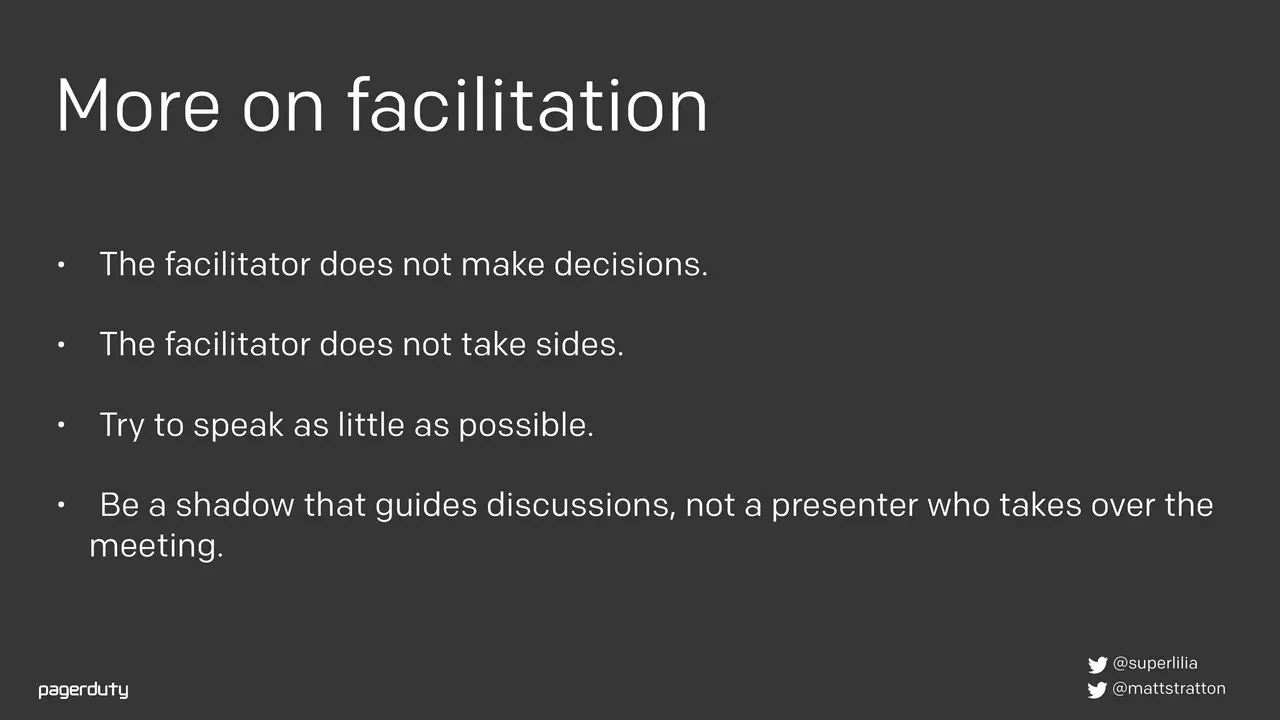 Blameless Postmortems: How to Actually Do Them, slide 82 of 98