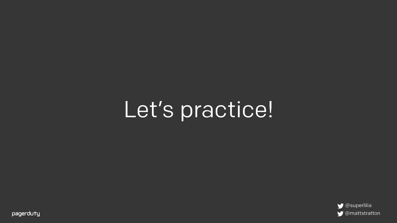 Blameless Postmortems: How to Actually Do Them, slide 96 of 98