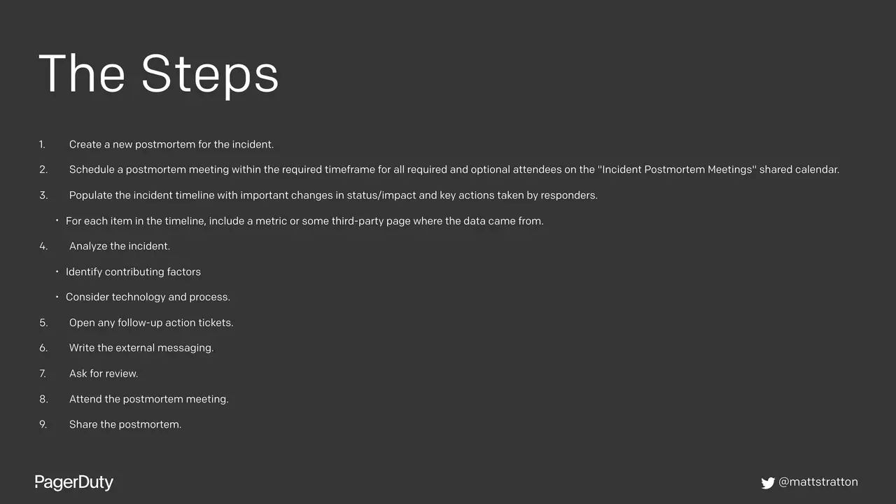 Blameless Postmortems: How to Actually Do Them, slide 53 of 96