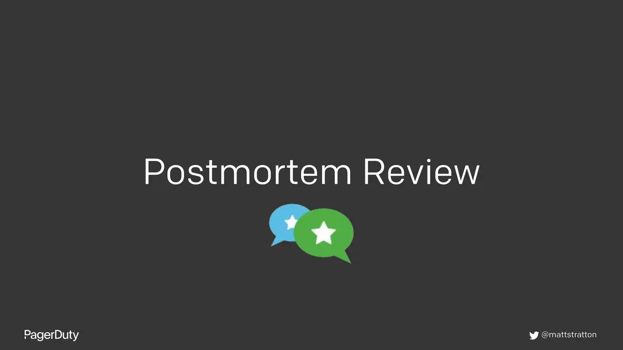 Blameless Postmortems: How to Actually Do Them, slide 73 of 96